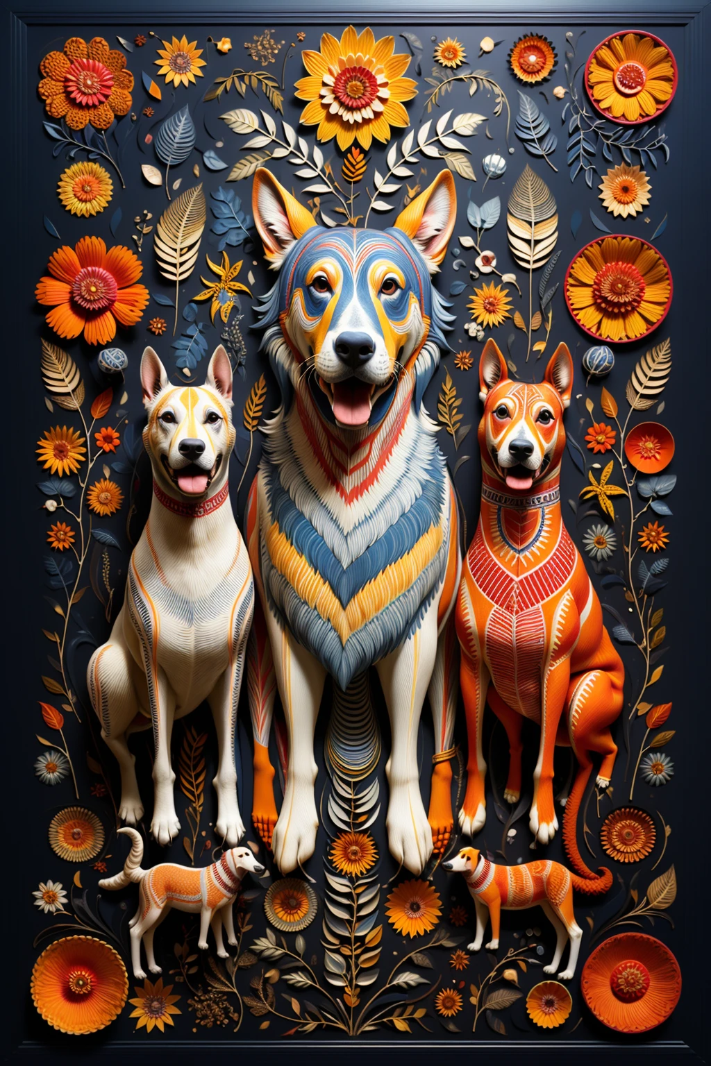 3D relief decorative painting v1.0