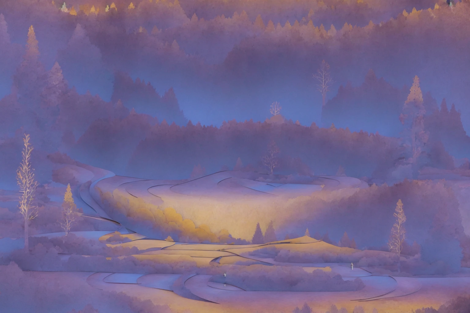 masterpiece, ultra-detailed, best quality, illustration, 8k cg wallpaper, an extremely delicate and beautiful, stunning landscape, forest, trees, bushes, flowers, grass, intricately detailed items in background, <lora:Tengami:1>