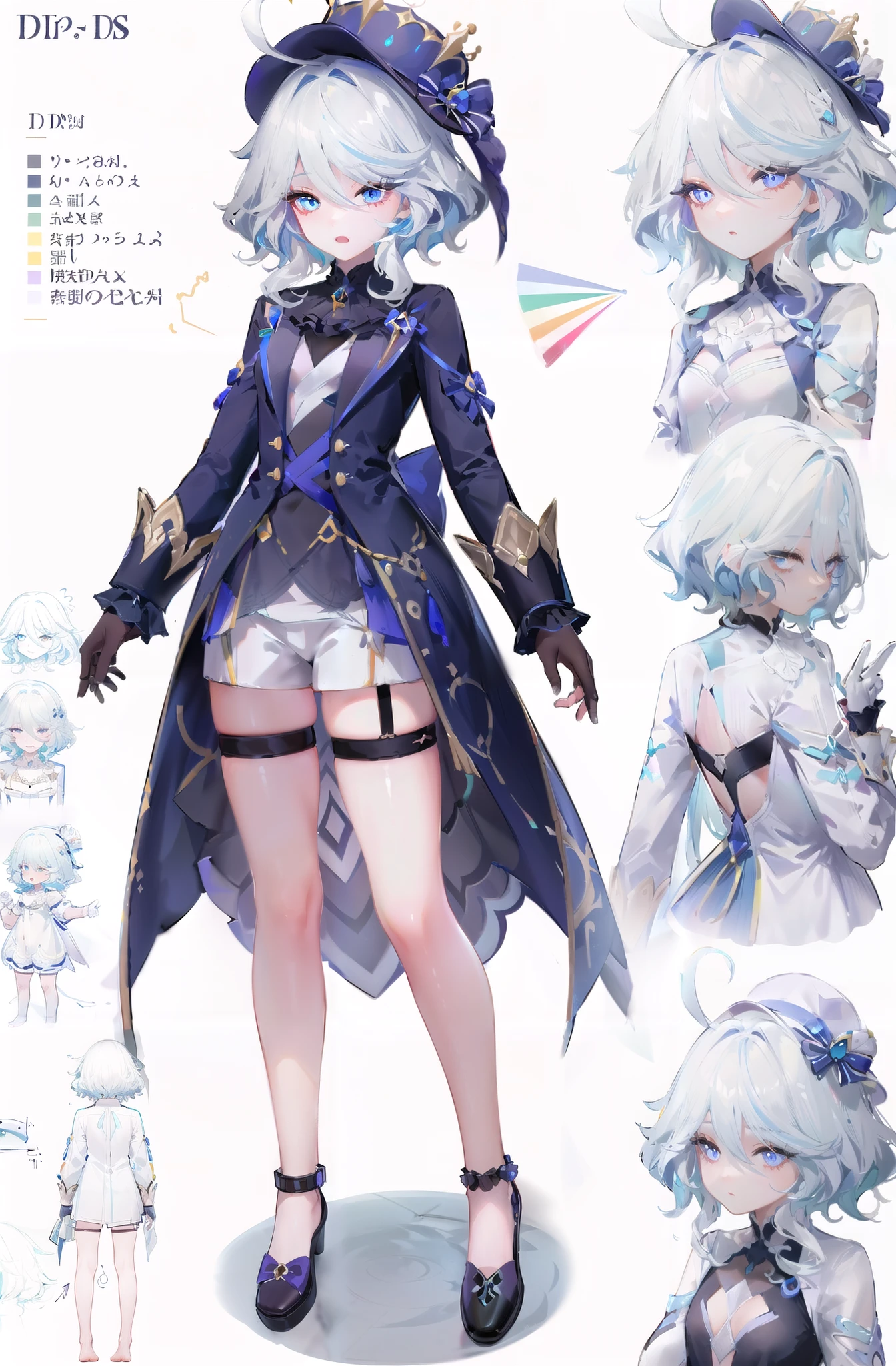 multiple views, pencil sketch, (sketch:1.25), (little girl,small breasts,), ((no shoes)), shy, best quality, graphite \\(medium\\), ske, gradient, rainbow, note, Line draft, highres, absurdres, (ultra-detailed:1.1), (illustration:1.1), (infographic:1.2), pajamas, (all clothes configuration:1.15), (solo), perfectly drawn hands, standing, cohesive background, paper, action, (character design:1.1),
<lora:funingna-con-v100:0.8:lbw=OUTALL>, (flndef:1.3), gloves, hat
