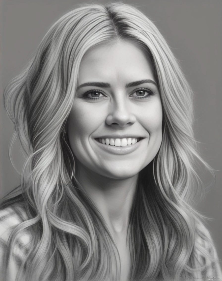 ChristinaElMoussa,<lora:ChristinaElMoussaSDXL:1>, sketching on ivory paper with charcoal pencil, in the style of realistic hyper-detailed portraits, digital airbrushing, monochrome , commission for, i can't believe how beautiful this is