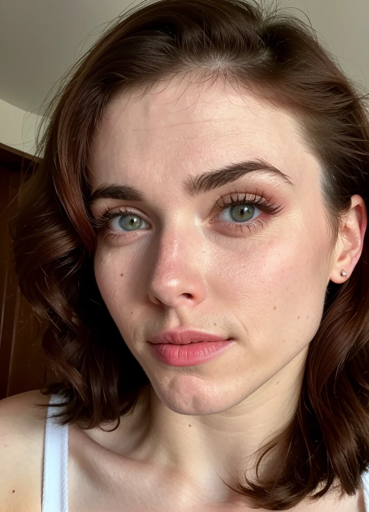close up portrait of amouranth-ti , by Flora Borsi, style by Flora Borsi, bold, bright colours, ((Flora Borsi)), by Gerda Taro