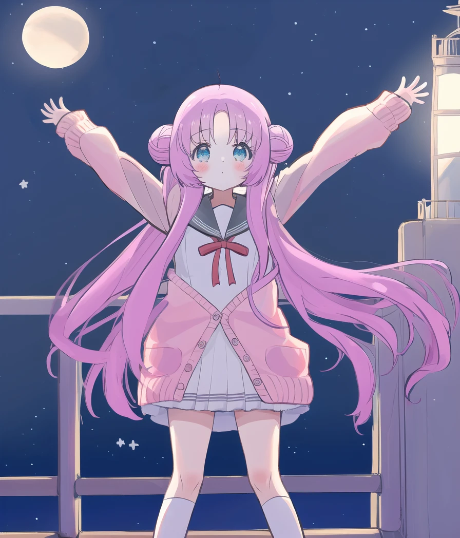 hand
solo, 1girl, kawa; school uniform, serafuku, beautiful reflection eyes, standing on top of lighthouse, reaching arms, night, pink cardigan,
<lora:hoshikuzu-diag_oft-bundle-30000:1:1:lbw=1,0,0,0,0,0,0,0,0,0,0,0,0,0,0,0,0,1,1,1,1,1,0,0,0,0>, <lora:kohakuV5_rev2:0.6>, <lora:linneamix_v74:0.3>