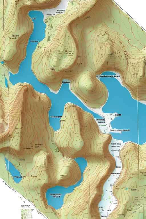topography map, cliffs, river, roads, isolines, depth <lora:TacticalMaps:1>