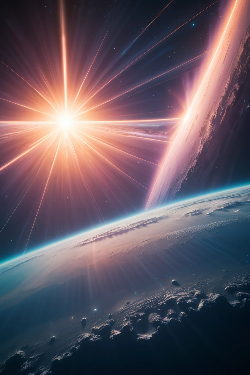 photograph, cinematic color grading, radial, morning, scenery, "at the Glowing Intergalactic Barrier"<lora:EnvyBetterHiresFixXL01:0:hr=1><lora:EnvyRadialXL01:1>