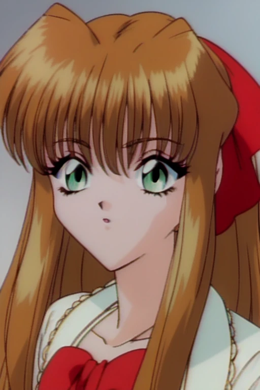 <lora:CoolDevices2imout:1> CoolDevices2imout, ãbrown hair, long hair, red bow, green eyes,
1990s \(style\), anime, anime_screencap, animated gif, mp4 ,video, animated, retro artstyle,