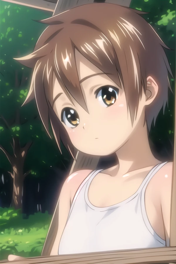 bokunochico, <lora:boku no chico ova-lora-nochekaiser:1>,
chico, short hair, brown hair, (brown eyes:1.5), very short hair,
BREAK shirt,
BREAK outdoors,
BREAK looking at viewer, (cowboy shot:1.5),
BREAK <lyco:GoodHands-beta2:1>, (masterpiece:1.2), best quality, high resolution, unity 8k wallpaper, (illustration:0.8), (beautiful detailed eyes:1.6), extremely detailed face, perfect lighting, extremely detailed CG, (perfect hands, perfect anatomy),