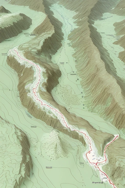 topography map, cliffs, river, roads, isolines, depth <lora:Topography:0.7>
