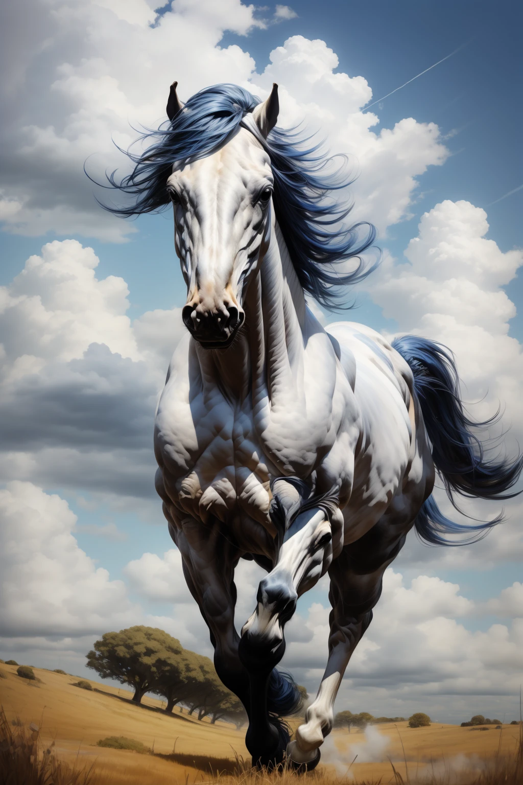 Sky,horse,<lora:horse:0.8>,