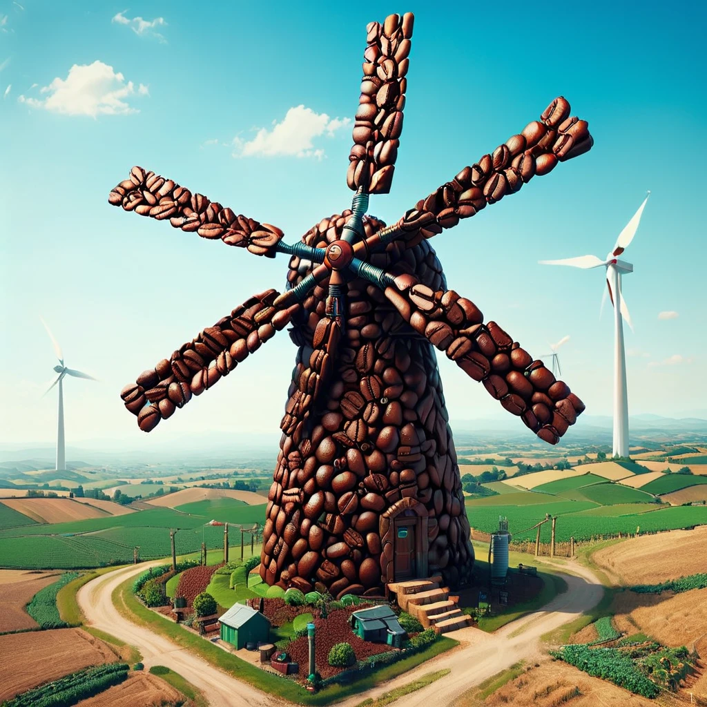 cffb<lora:cffb:1> windmill, wires,intuitive controls, moiré, slimy