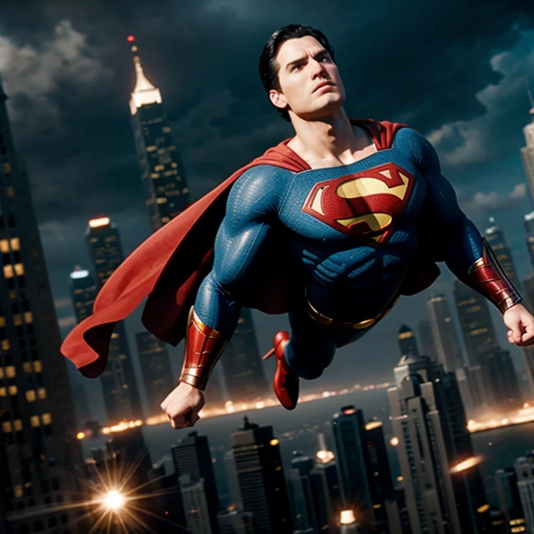 cinematic film still of <lora:Metropolis City Style SD1.5:1.2>
metropolis city a superman flying through the air in a big city, shallow depth of field, vignette, highly detailed, high budget, bokeh, cinemascope, moody, epic, gorgeous, film grain, grainy