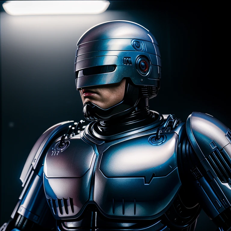 Hyperrealistic art of <lora:Robocop 1987 SD1.5:1.2>
RoboCop 1987 a man in a suit with a helmet and a glove, Extremely high-resolution details, photographic, realism pushed to extreme, fine texture, incredibly lifelike