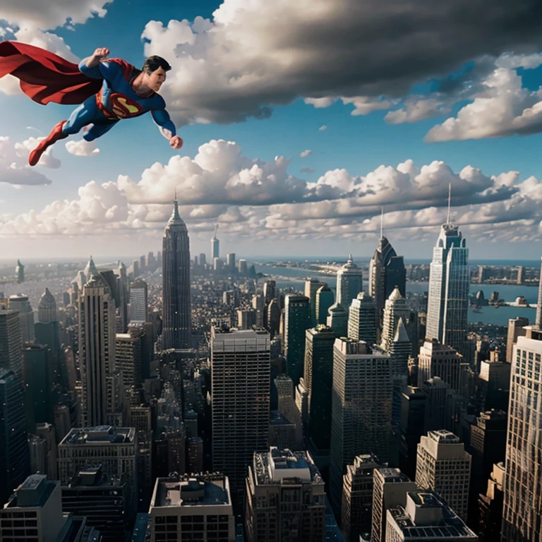 cinematic film still of <lora:Metropolis City Style SD1.5:1.2>
metropolis city a superman flying through the air over a city, shallow depth of field, vignette, highly detailed, high budget, bokeh, cinemascope, moody, epic, gorgeous, film grain, grainy