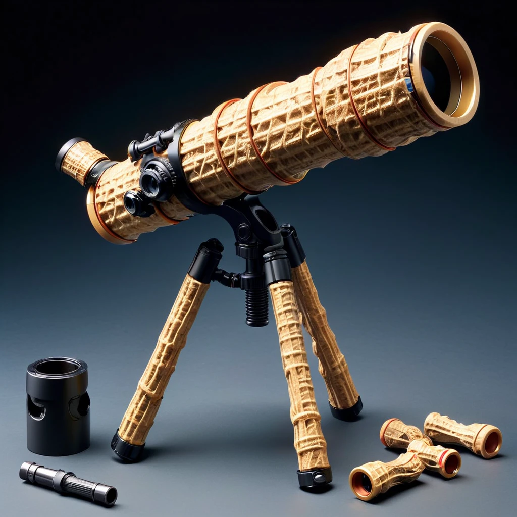 pnts<lora:pnts:1> telescope, interchangeable parts,cranks,  houndstooth,  smooth