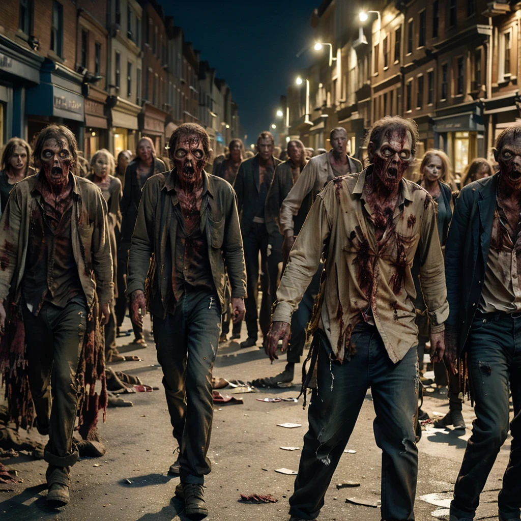 zombie group,<lora:1ä¸§å°¸ç¾¤:1>,