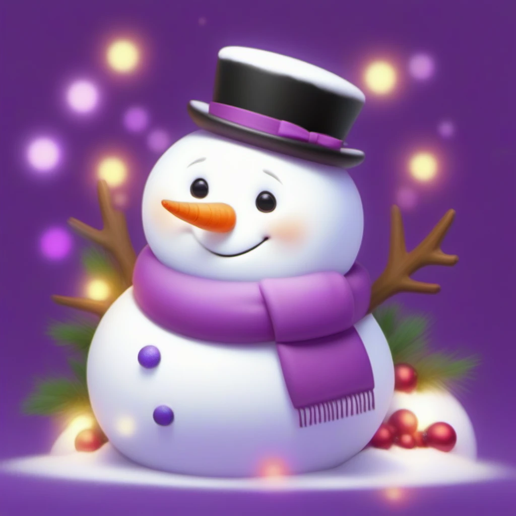 Christmas theme_snowman_SE | 圣诞节主题_雪人_思恩