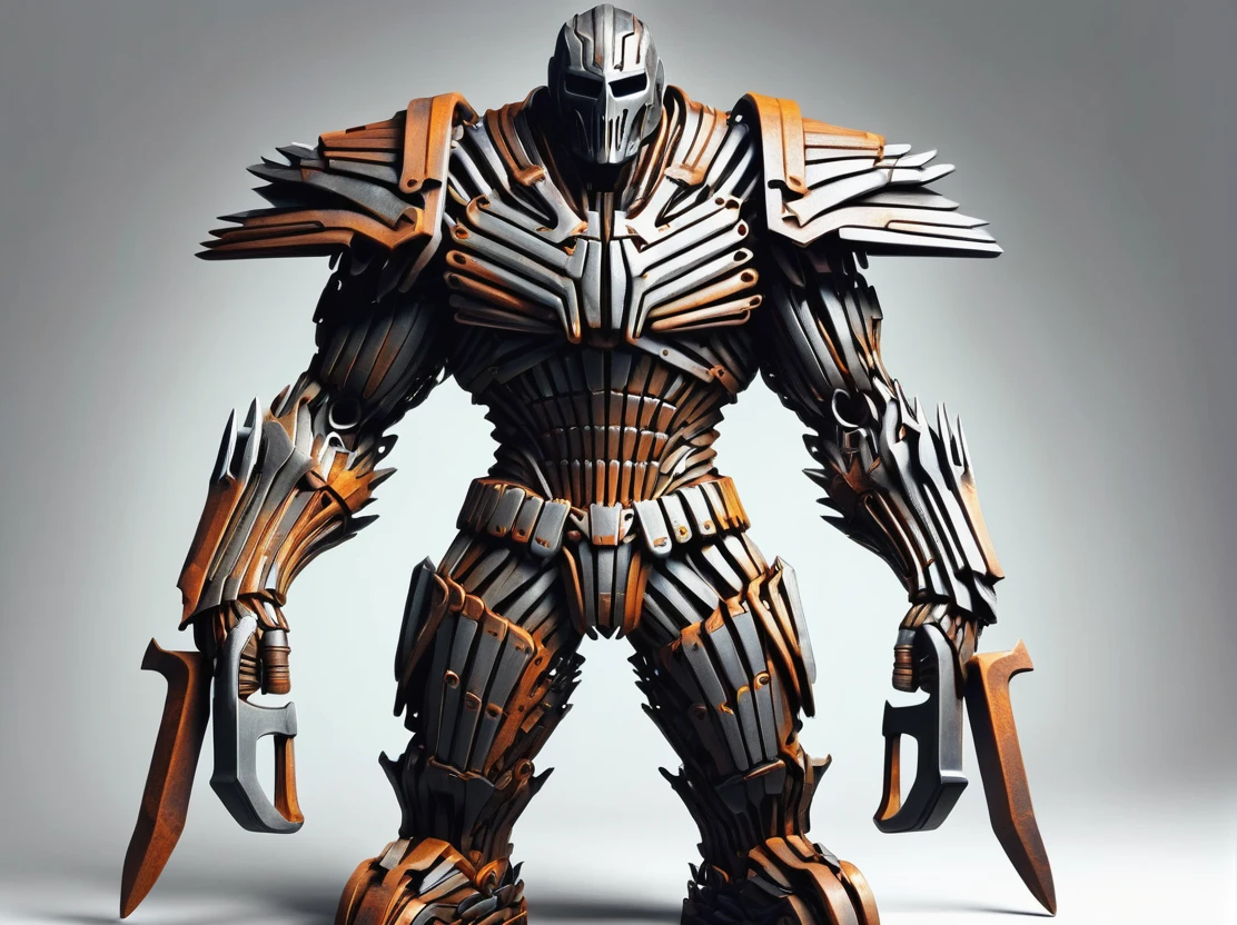 hyper detailed masterpiece, dynamic, awesome quality,DonMCr0wB4rXL __Bo/clothings/regular/male/lower-body__, __Bo/clothings/regular/male/upper-body__, , made of crowbars <lora:DonMCr0wB4rXL-000008:1>
