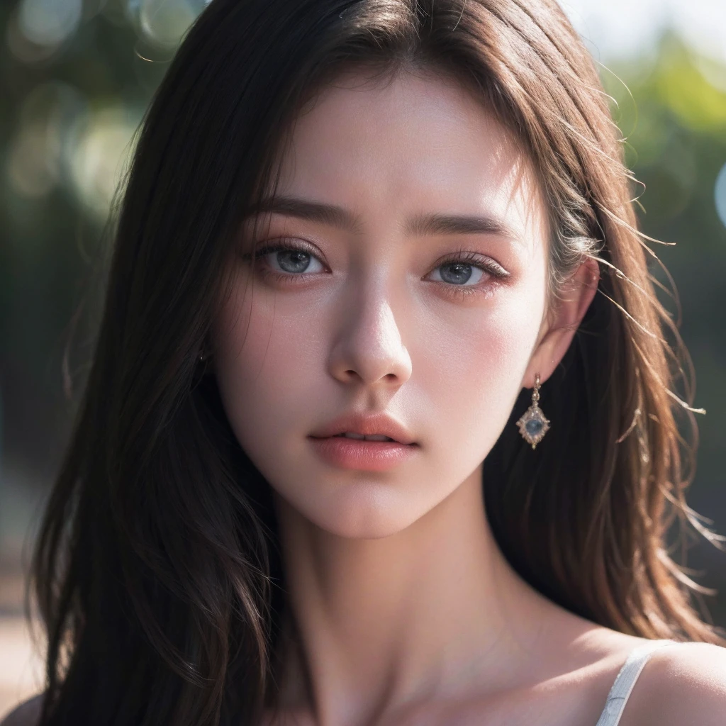 (((HD Photos))), Ultra-high resolution.Realistic:. 1.4, Ultra-high resolution, masterpiece, Trending on Art Station, Portraiture, Extreme close-up of a face, One girl, cute, cute顔, The most beautiful in the world, soft, delicate, ( Long Red Hair), (Wearing a white doctor's coat:1.2), Stethoscope:1.4, Sunlit, Ward Background, Boca, SFW