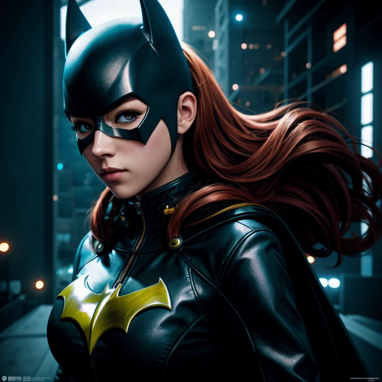 anime artwork of <lora:batgirl SD1.5:1.2>
Batgirl a woman in a mask and a black jacket, anime style, key visual, vibrant, studio anime, highly detailed