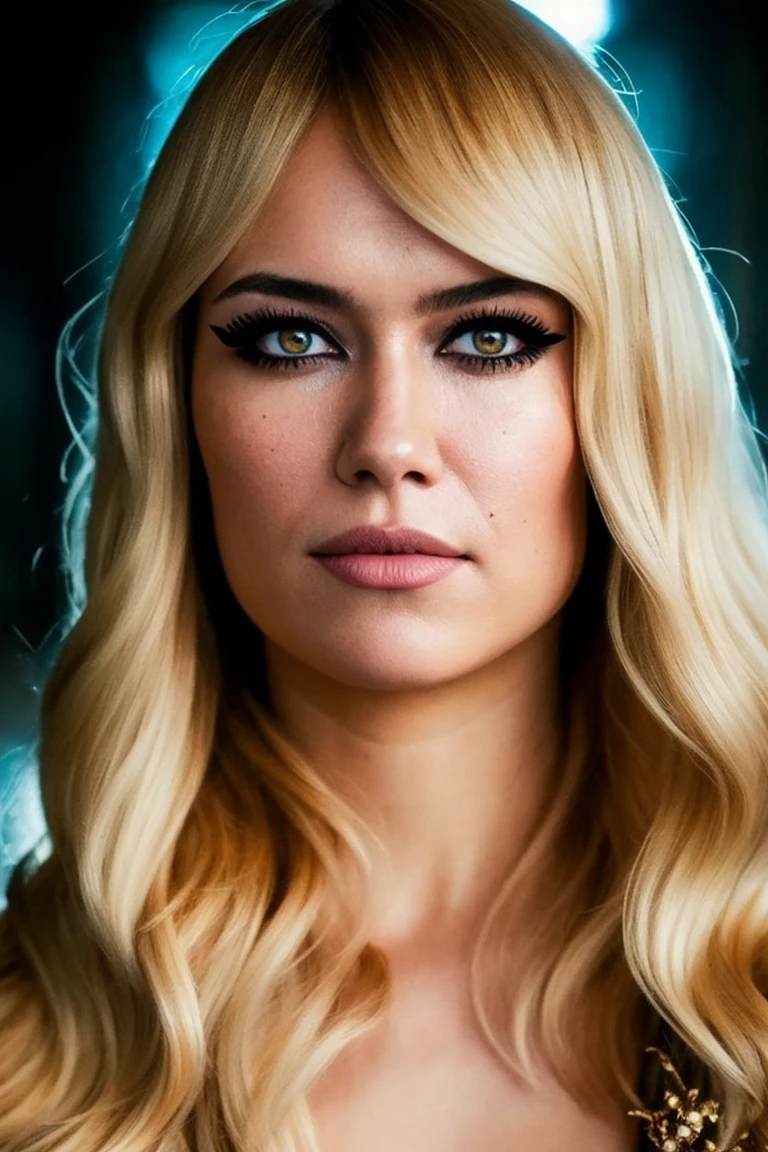 <lora:mondongo_PatriciaConde:1>, ((eyeliner)), blonde, A stunning intricate full color portrait of mndngwmn, epic character composition, by ilya kuvshinov, alessio albi, nina masic, sharp focus, natural lighting, subsurface scattering, f2, 35mm