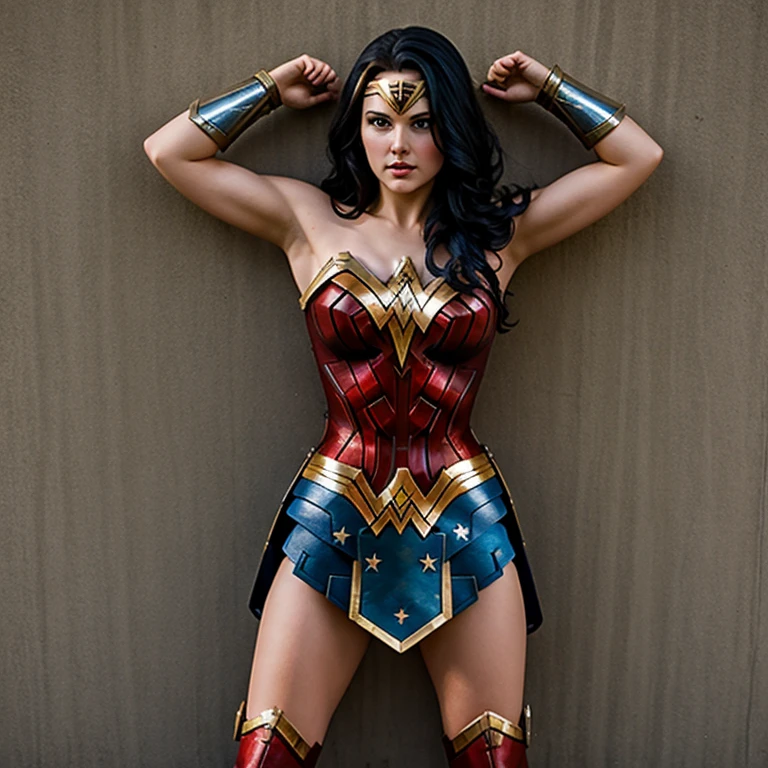 <lora:Wonder Woman SD1.5:1.2>
Wonder Woman a woman in a Wonder costume leaning against a wall