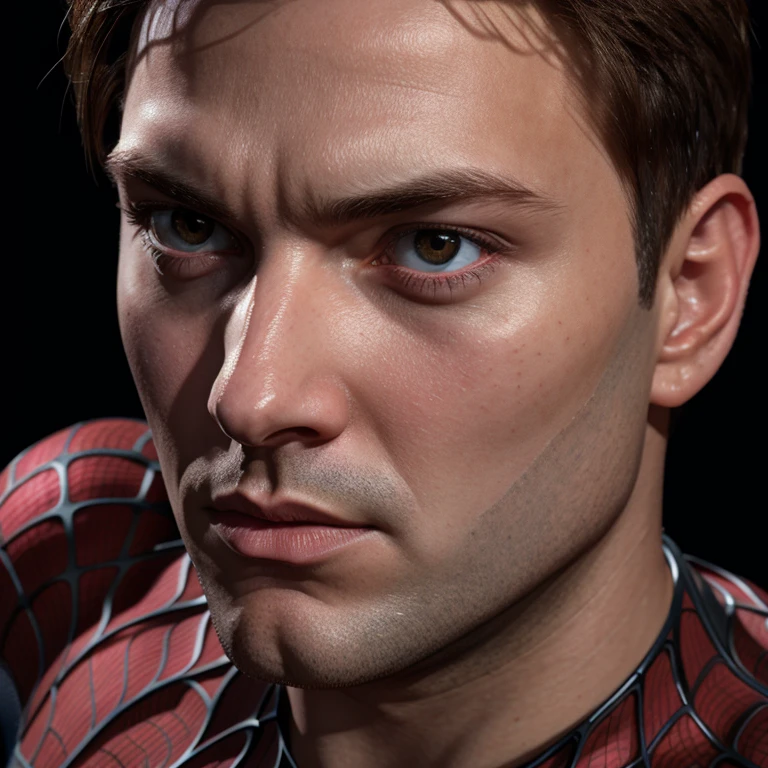 Hyperrealistic art of  <lora:Spiderman SD1.5:1.2>
Spider-Man a close up of a spider - man's face, Extremely high-resolution details, photographic, realism pushed to extreme, fine texture, incredibly lifelike