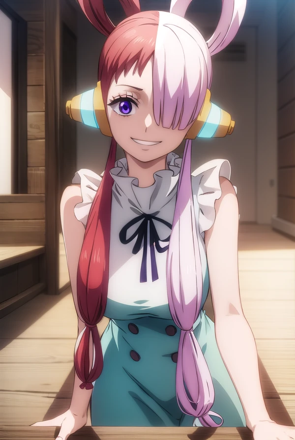 onepieceuta, <lora:uta red movie-lora-nochekaiser:1>,
uta, long hair, (purple eyes:1.1), white hair, red hair, multicolored hair, (hair over one eye:1.5), two-tone hair, split-color hair, hair rings, sidelocks, smile, grin,
BREAK dress, ribbon, jewelry, white dress, headphones,
BREAK outdoors, ocean, boat,
BREAK looking at viewer, (cowboy shot:1.5),
BREAK <lyco:GoodHands-beta2:1>, (masterpiece:1.2), best quality, high resolution, unity 8k wallpaper, (illustration:0.8), (beautiful detailed eyes:1.6), extremely detailed face, perfect lighting, extremely detailed CG, (perfect hands, perfect anatomy),