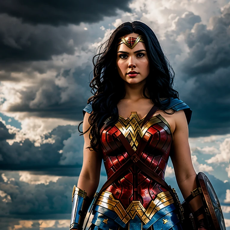 <lora:Wonder Woman SD1.5:1.2>
Wonder Woman a woman in a Wonder costume standing in front of a cloudy sky