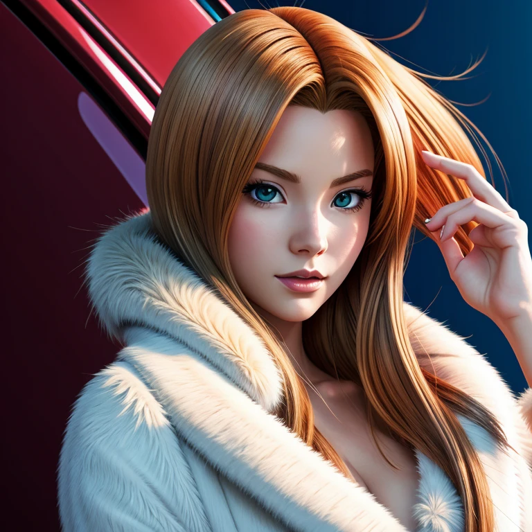 anime artwork of <lora:Danger Girl SD1.5:1.2>
Danger Girl a cartoon of a woman in a fur coat, anime style, key visual, vibrant, studio anime, highly detailed