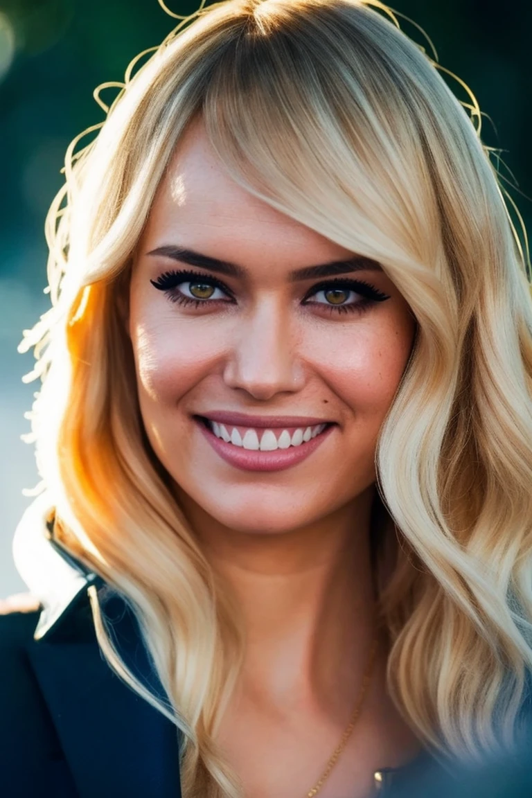<lora:mondongo_PatriciaConde:1>, ((eyeliner)), blonde, perfect smile, A stunning intricate full color portrait of mndngwmn, epic character composition, by ilya kuvshinov, alessio albi, nina masic, sharp focus, natural lighting, subsurface scattering, f2, 35mm
