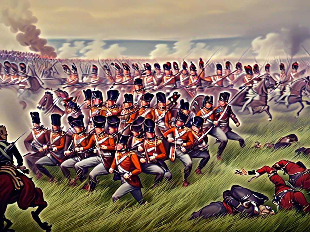 battle, epic, fog of war, redcoats, cavalry charge