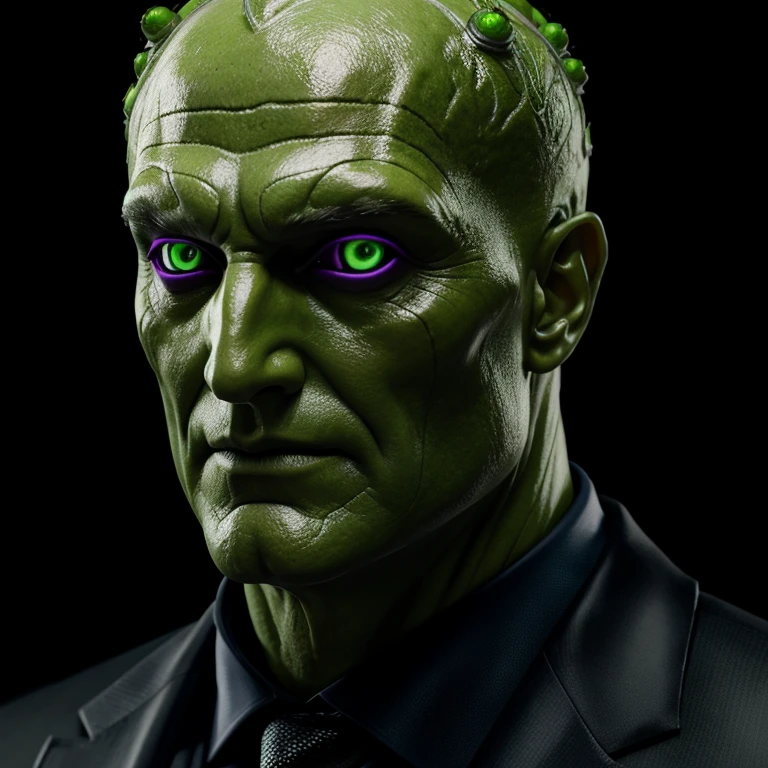 Hyperrealistic art of <lora:Brainiac SD1.5:1.2>
Brainiac a man in a suit with glowing eyes and a green man in a suit, Extremely high-resolution details, photographic, realism pushed to extreme, fine texture, incredibly lifelike