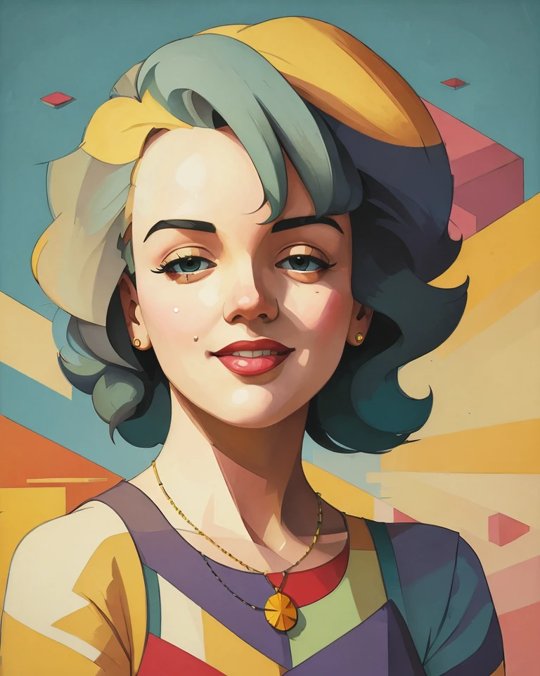 Retro-Futuristic Art Style