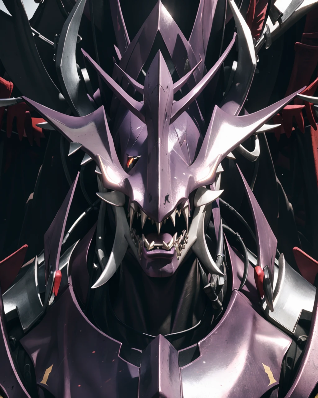 cropped,portrait,dexdoru,open mouth,horns,close-up, <lora:DEXDORUgoramonSD15:0.9>, sfw,beautiful, masterpiece, best quality,absurderes,octane render