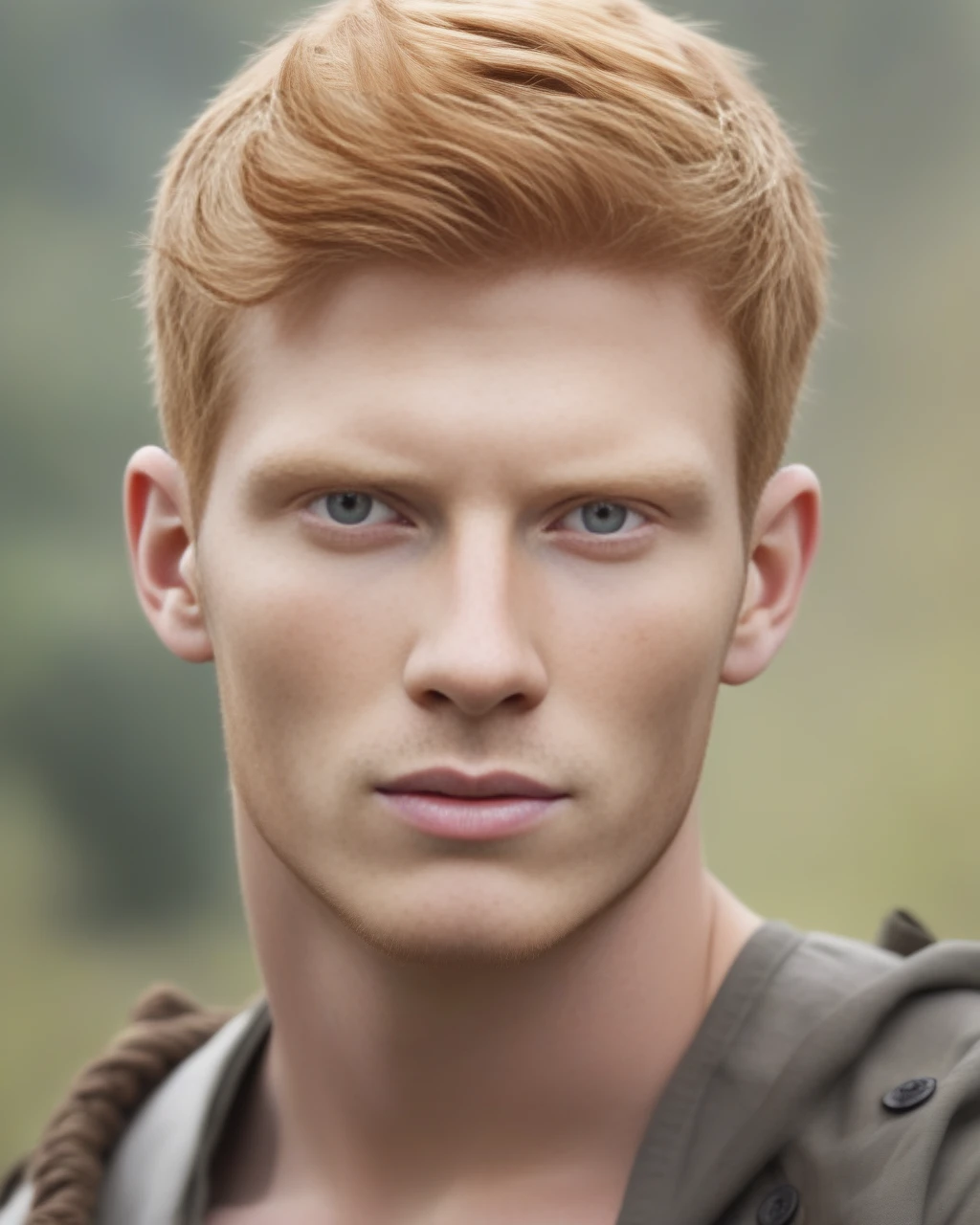 front view shot, portrait,
[Alexander Ludwig:man:0.5],
ginger hair, (ginger eyebrows:1.2),
vines. 
<lora:detailedeyebrows_v0_2:0.8>