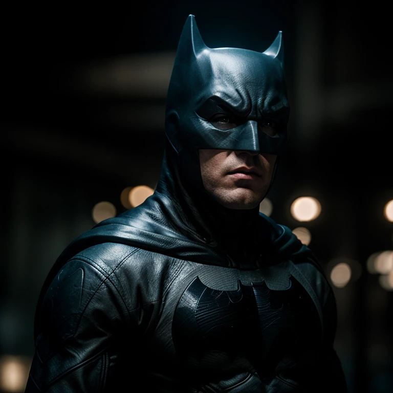 cinematic film still of <lora:Batman 2016 SD1.5:1.2>
batman a man in a leather jacket and batman mask, shallow depth of field, vignette, highly detailed, high budget, bokeh, cinemascope, moody, epic, gorgeous, film grain, grainy