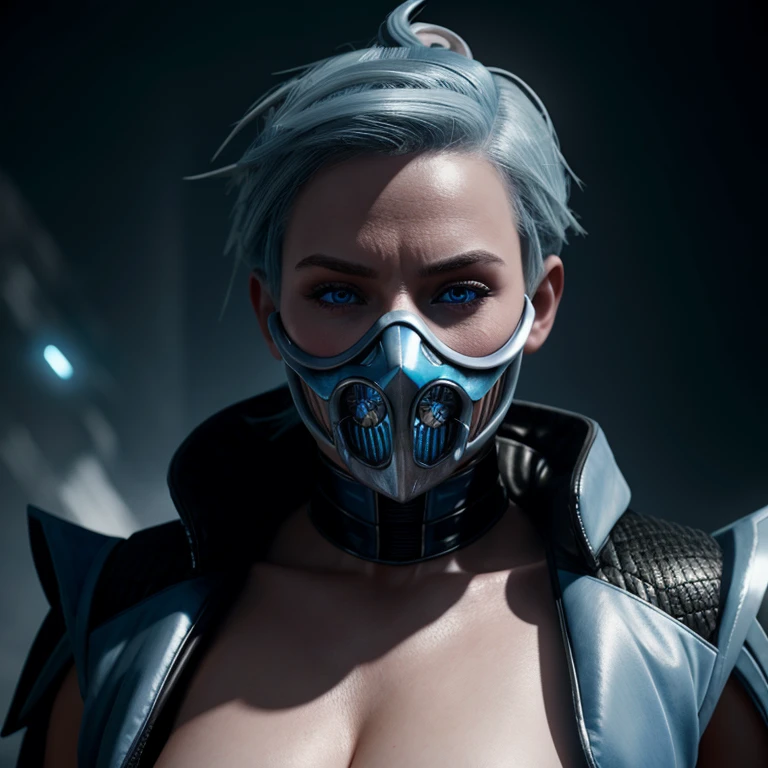 Hyperrealistic art of <lora:Frost SD1.5:1.2>
Frost Mortal Kombat a naked breasts pale white cold skin woman with an ice frost hair and frost eyes in a futuristic naked suit with gloves on and a mask, Extremely high-resolution details, photographic, realism pushed to extreme, fine texture, incredibly lifelike