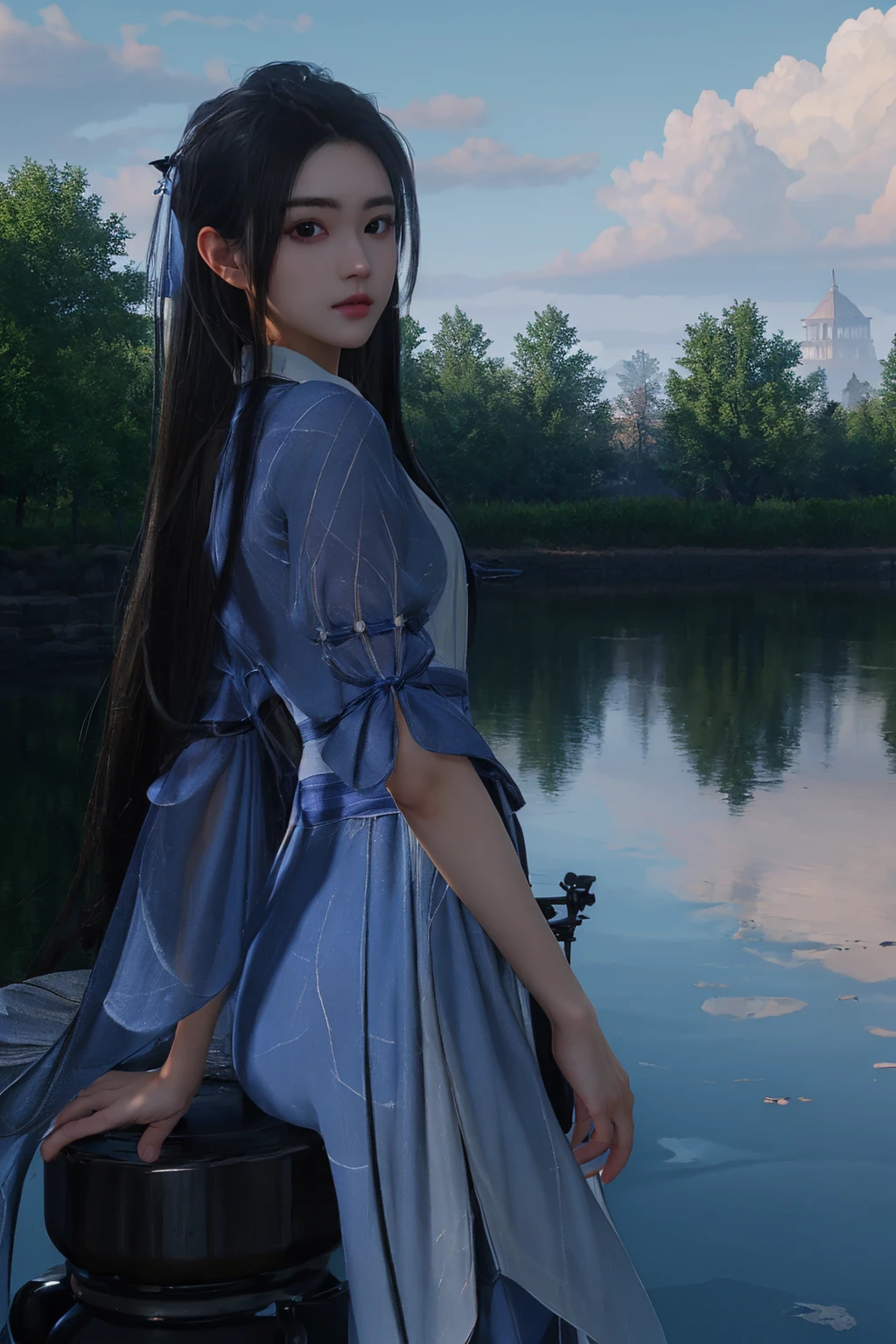 masterpiece,best quality,extremely detailed 8K wallpaper,1girl,long hair,black hair,looking at viewer,