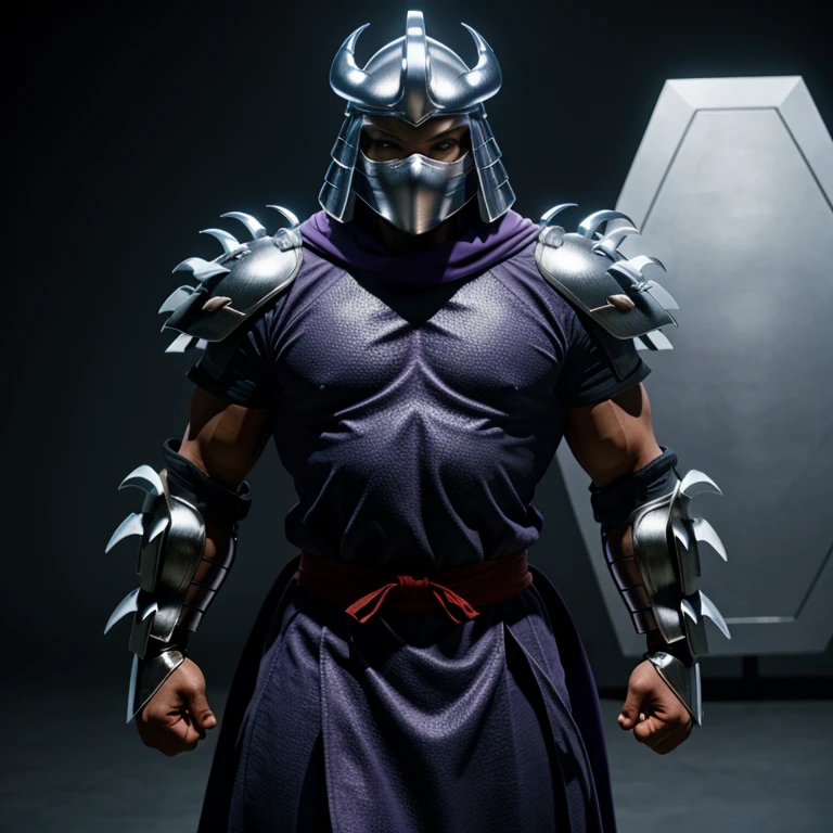 Hyperrealistic art of <lora:Super Shredder SD1.5:1.2>
super shredder a man in armor standing in front of a spaceship with large claws, Extremely high-resolution details, photographic, realism pushed to extreme, fine texture, incredibly lifelike