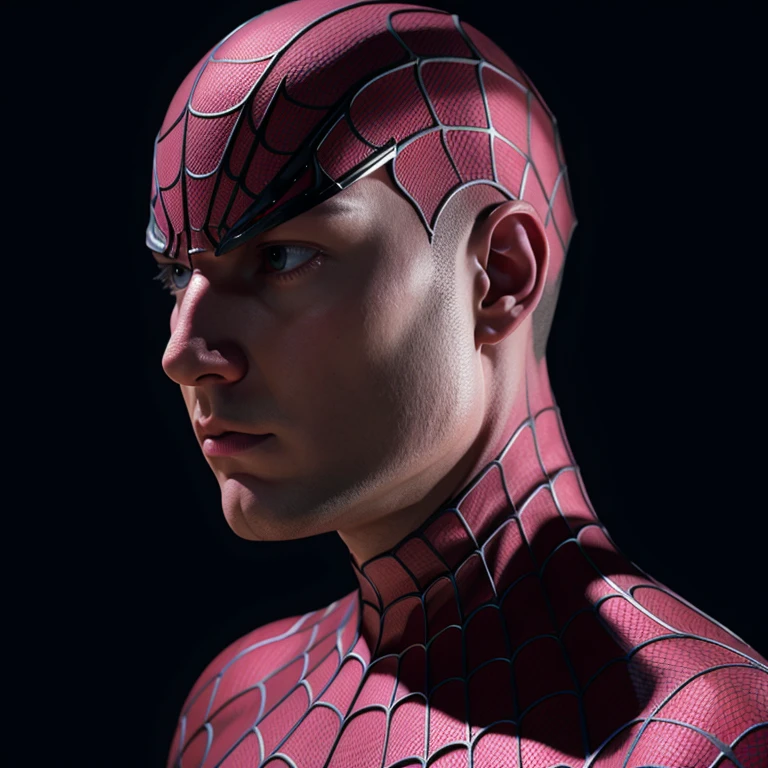 Hyperrealistic art of  <lora:Spiderman SD1.5:1.2>
Spider-Man a close up of a person wearing a spider - man suit, Extremely high-resolution details, photographic, realism pushed to extreme, fine texture, incredibly lifelike