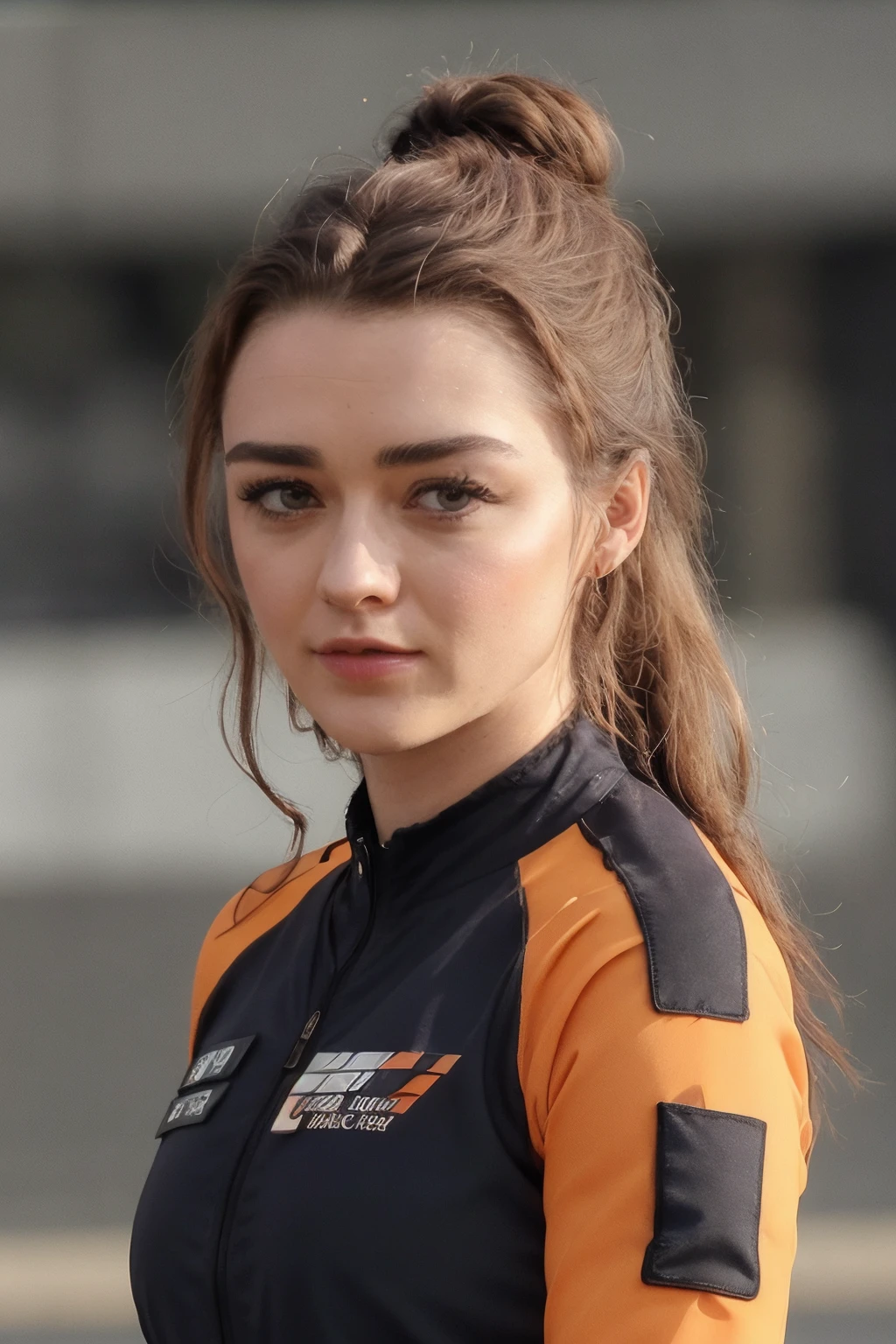 m41s13w, face, orange flightsuit <lora:m41s13w:0.8>