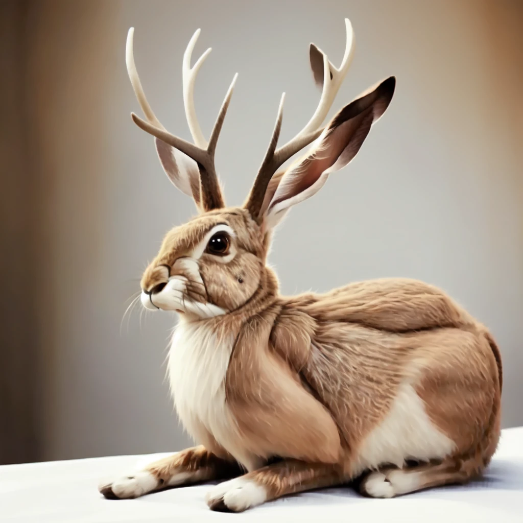 <lora:Jackalope_v1:0.5>, Jackalope, realistic, JKLP, deer