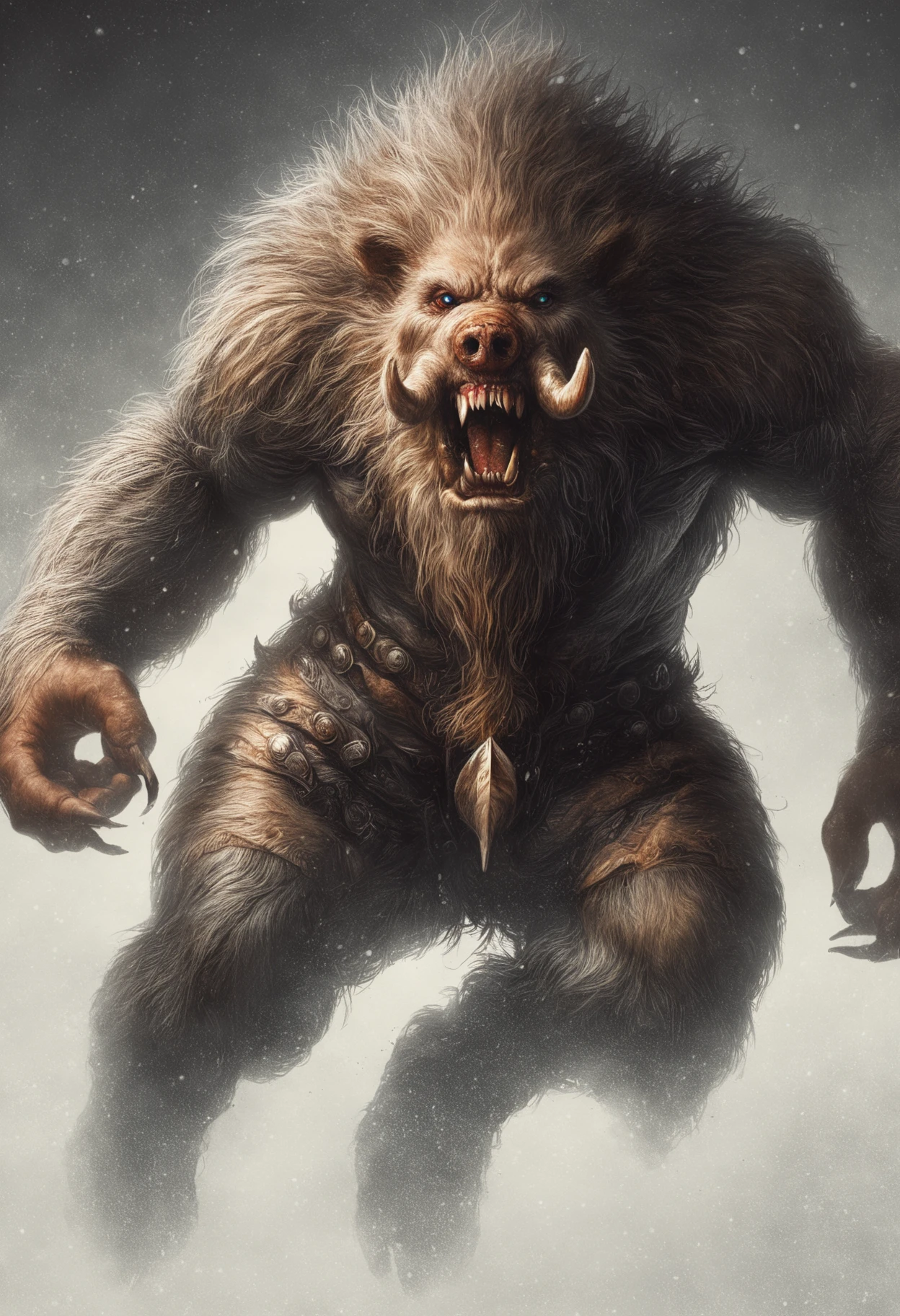 manbearpig, cinematic lighting, monster, <lora:manbearpig-10:0.8>