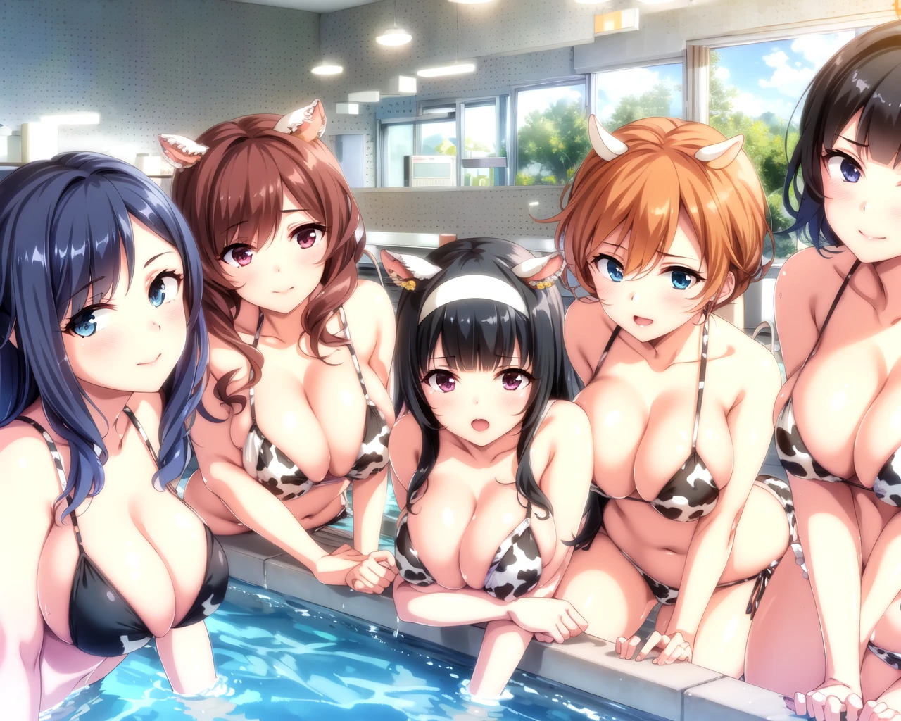 Multiple Girls Group - SQUEEZ Visual novel style/Concept v1.0