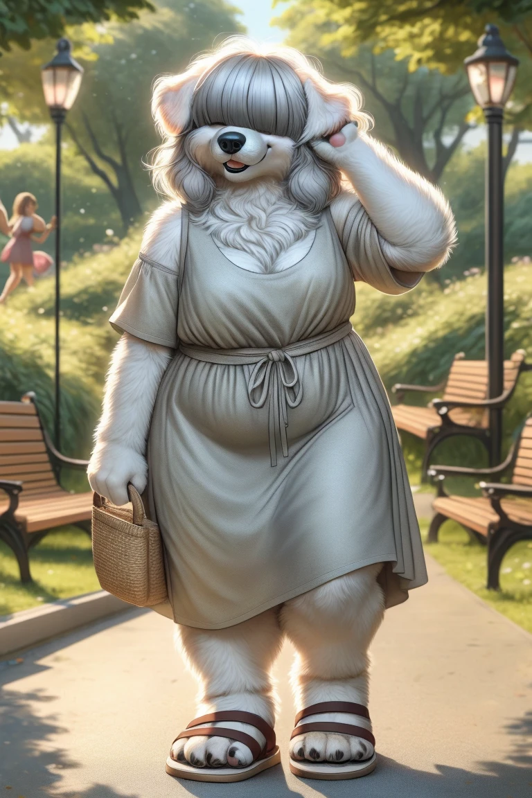 Old English Sheep Dog (Anthro) v1.0