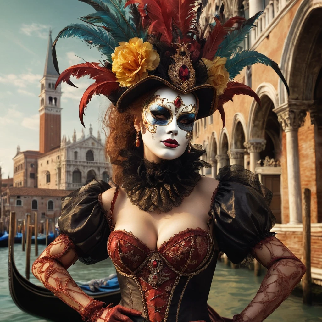 by Stefan Gesell, Carnival in Venice