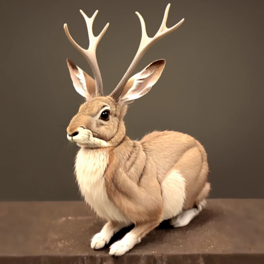 <lora:Jackalope_v1:0.5>, Jackalope, realistic, JKLP, deer