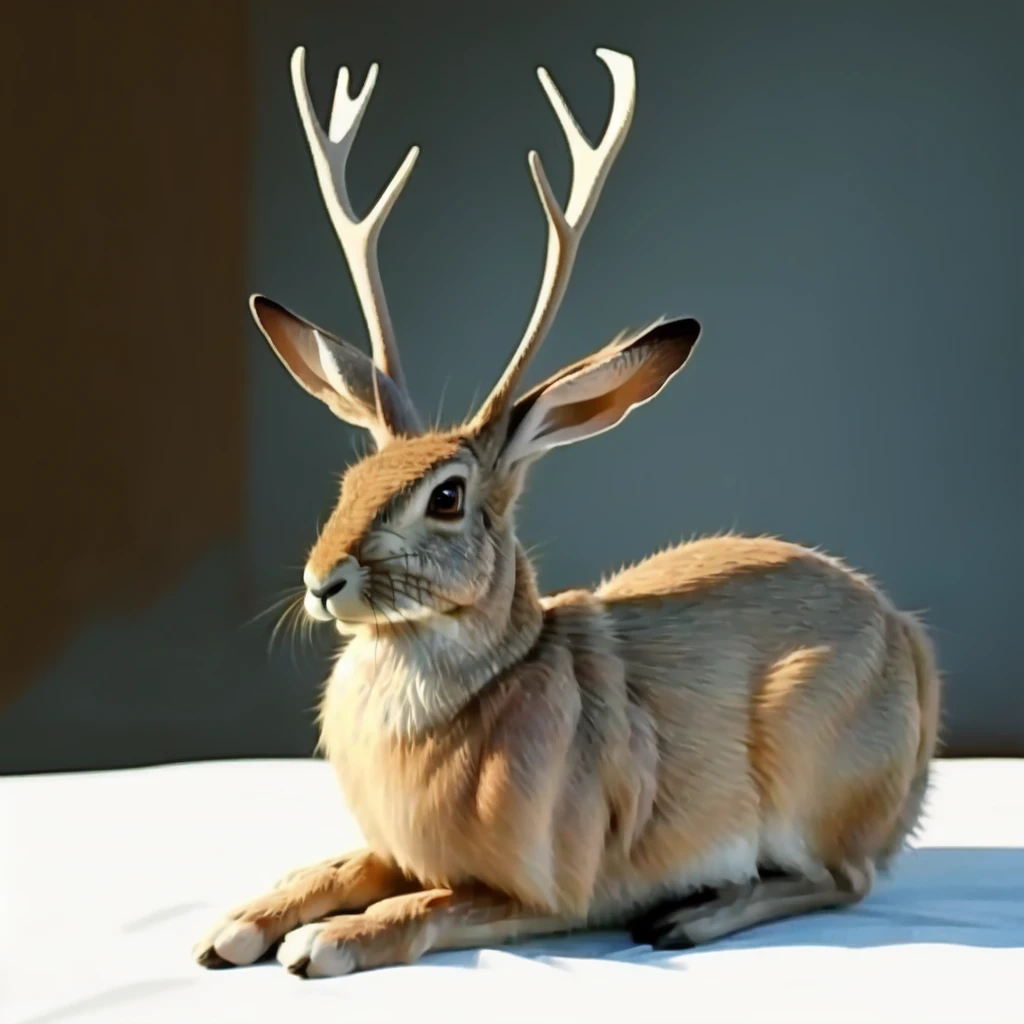 <lora:Jackalope_v1:0.5>, Jackalope, realistic, JKLP, deer