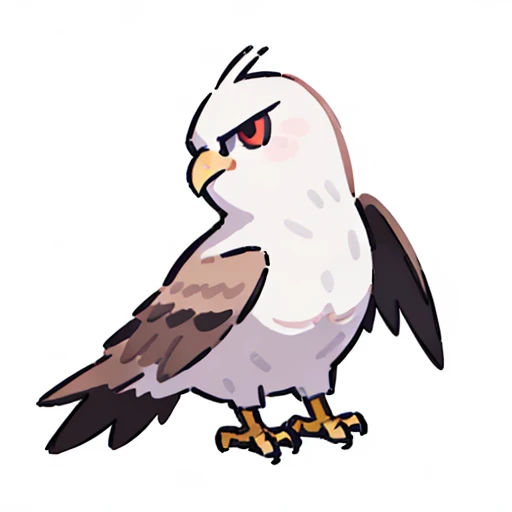<lora:qline:1>,hawk,\(qline\),white background,, masterpiece, best quality,