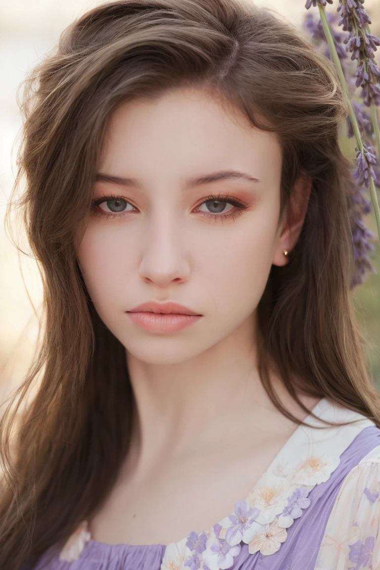 headshot, lavender floral sundress, soft colors, bokeh, masterpiece, high quality, (high detailed skin:1.1)
<lora:katelyn_nacon_lora_v01:1> k8nacon