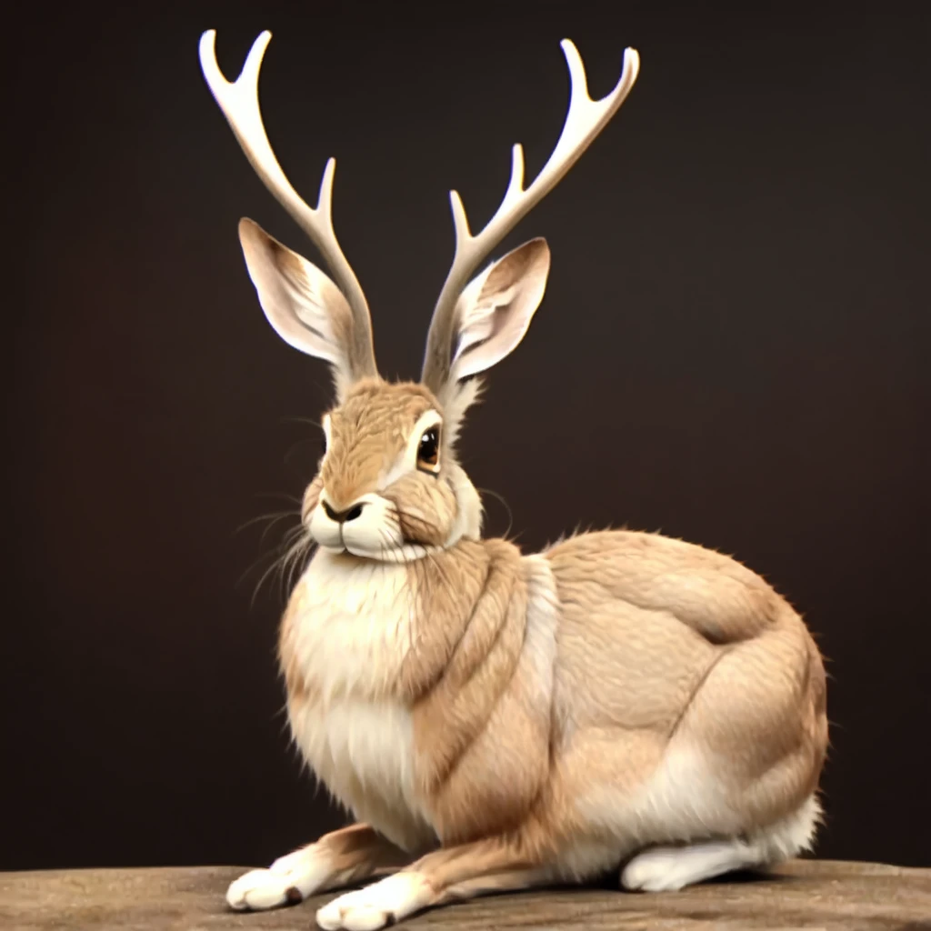 <lora:Jackalope_v1:0.5>, Jackalope, realistic, JKLP, deer